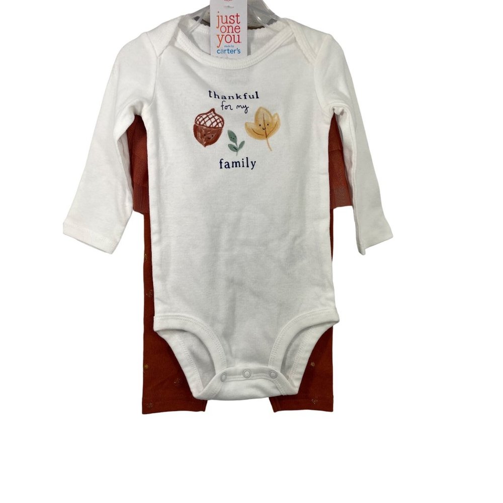 Baby Girl Thankful for my family outfit Carter’s